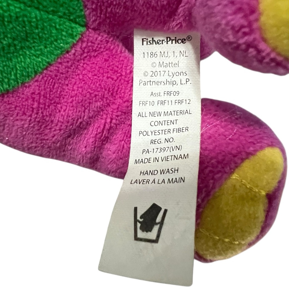 Barney Buddies 2017 Barney Purple Dinosaur Plush Toy - Picture 8 of 8